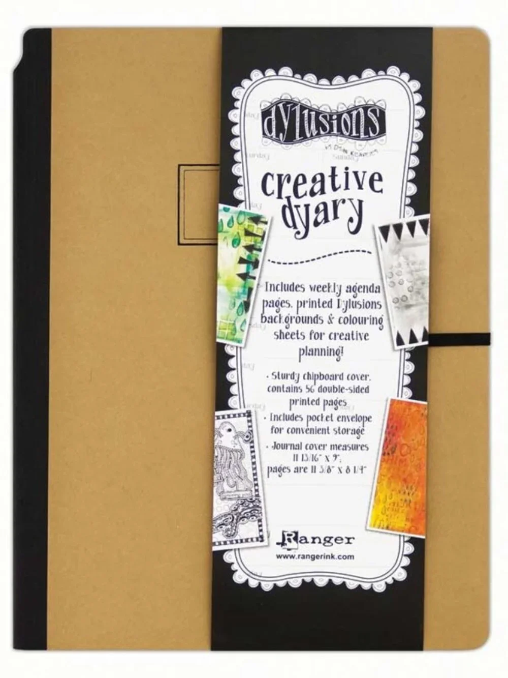 Ranger Dylusions Creative Dyary NEW Large Planner Junk Journal Scrapbook Crafts